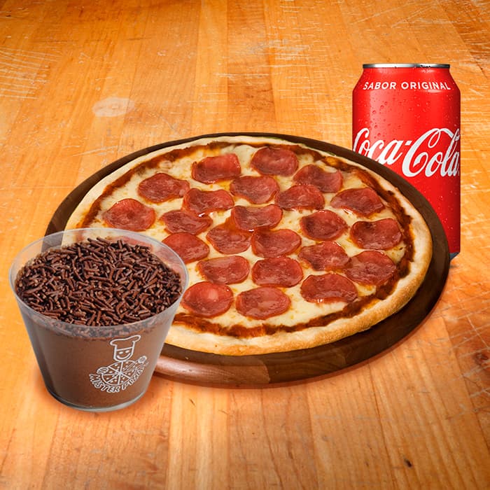 Brotinho + Refri 350ml + Mousse